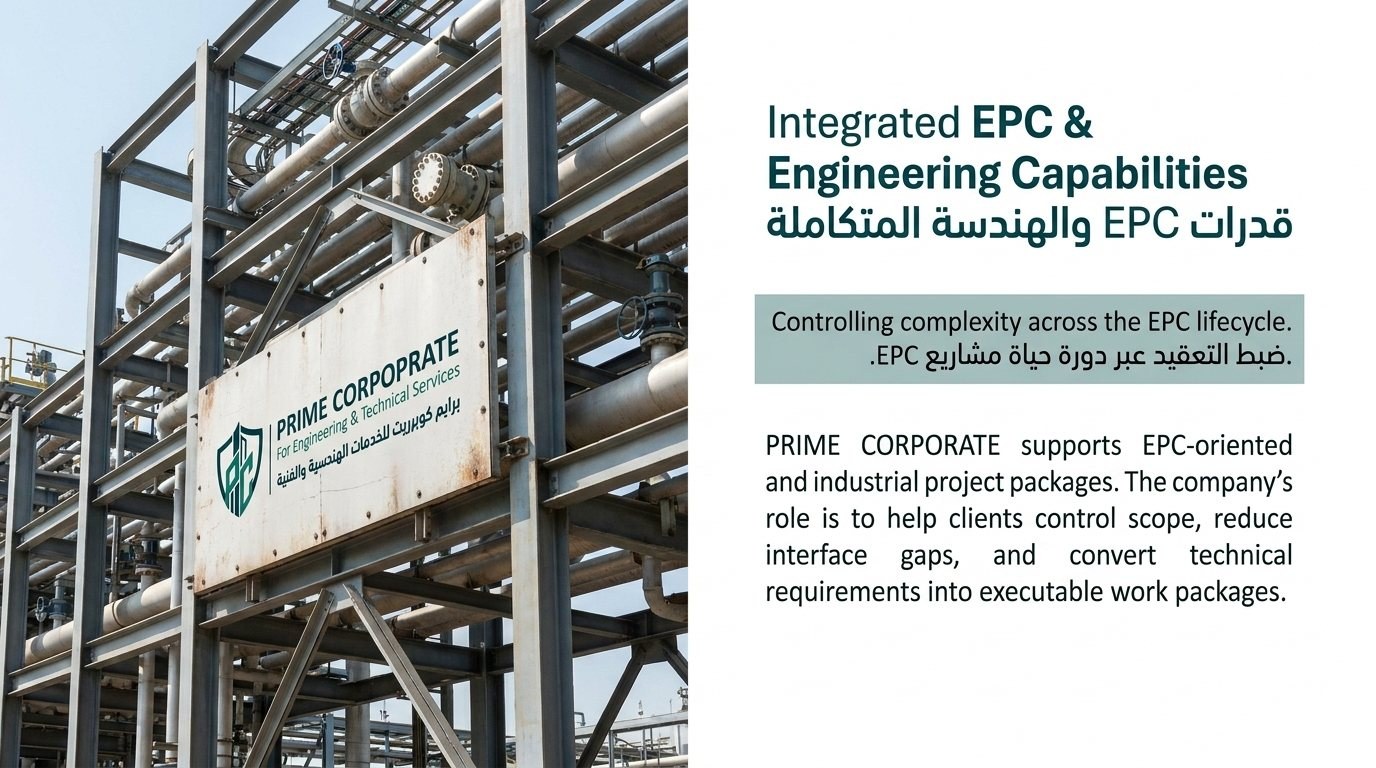 Integrated EPC and engineering capability model