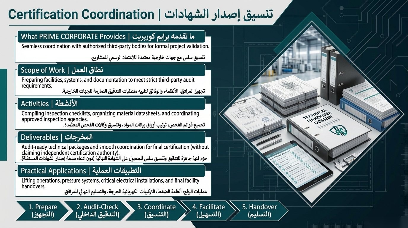 Industrial Inspection, Calibration & Conformity Support