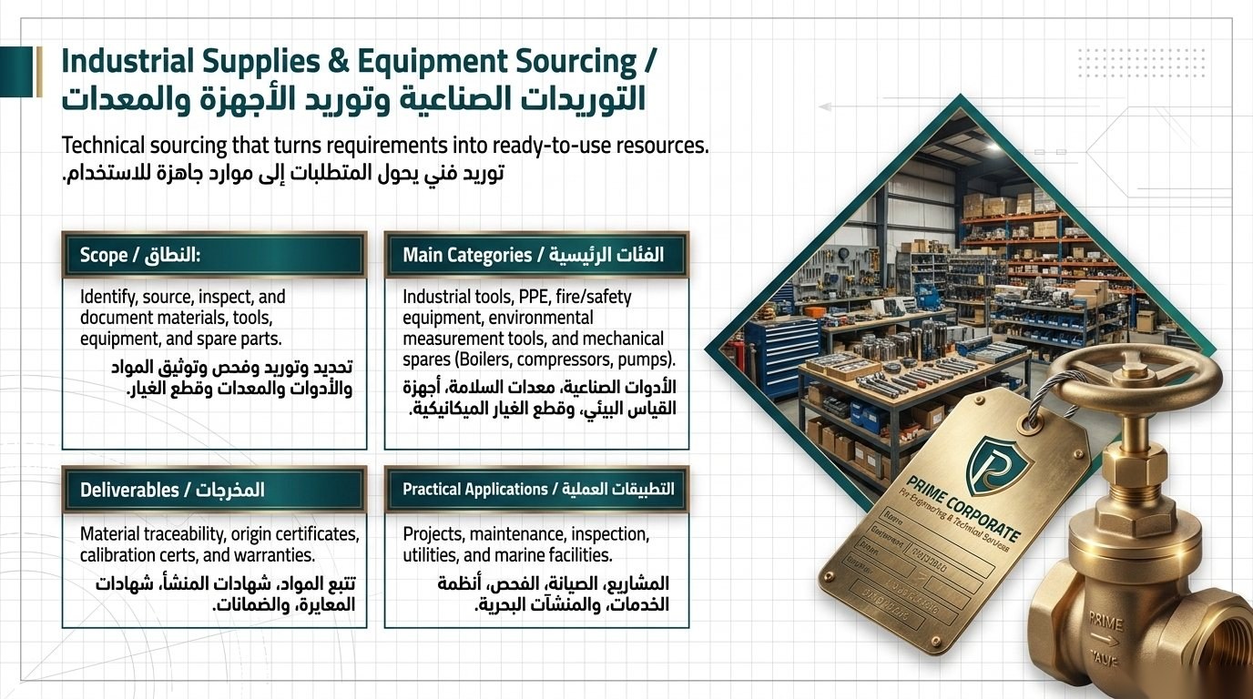 Industrial supply and procurement support
