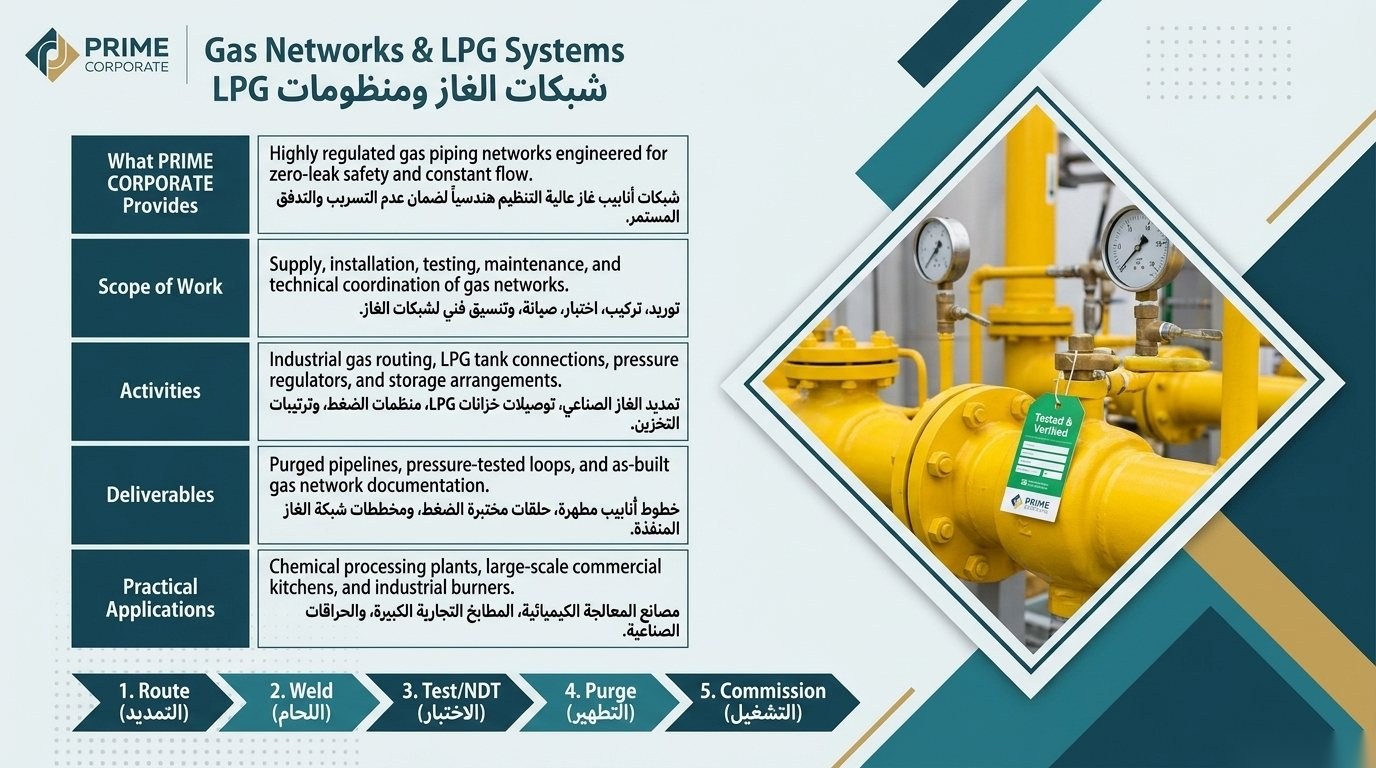 Gas Networks, LPG Systems & Gas Safety Solutions