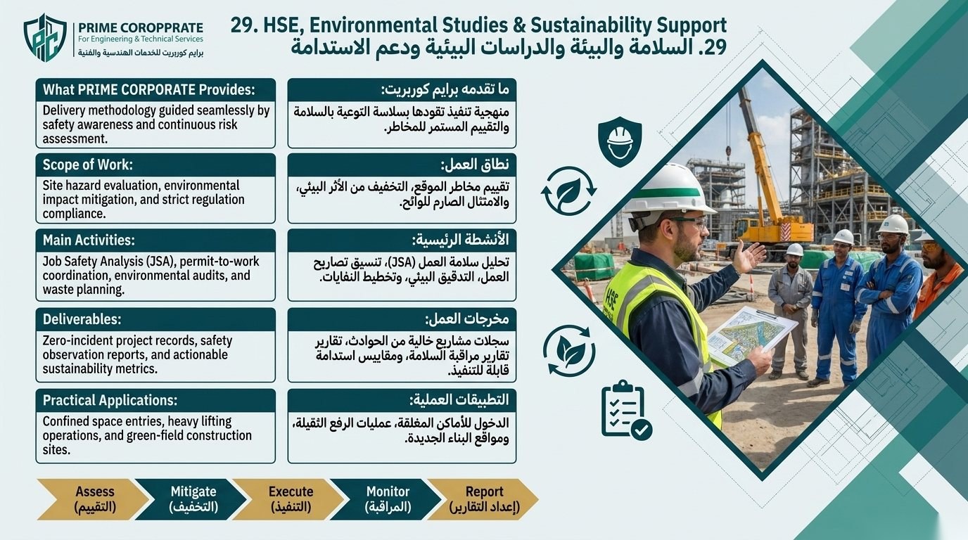 HSE, Environmental Studies & Sustainability Support